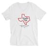 Unisex Short Sleeve V-Neck T-Shirt